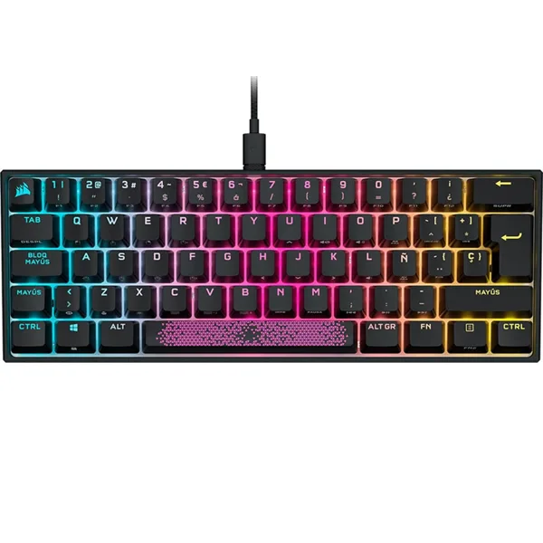 خرید کیبورد Corsair K65 RGB Mini - سوییچ مکانیکی Cherry MX قرمز