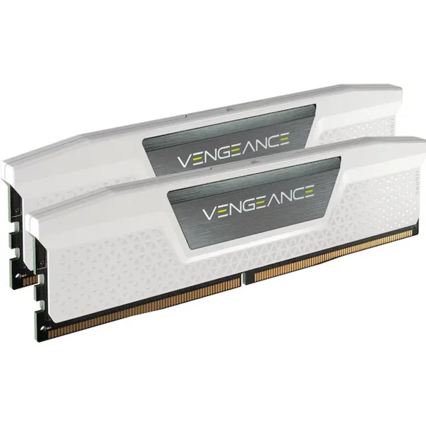 خرید رم Corsair Vengeance - ظرفیت ۳۲ گیگابایت - DDR5 - پک دوتایی - مدل Intel XMP - فرکانس 5600 مگاهرتز - CL40 - سفید