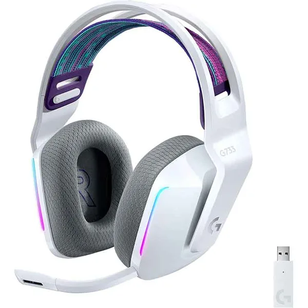 خرید هدست بی سیم Logitech G733 Lightspeed - سفید