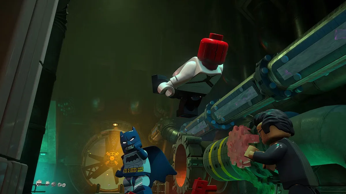 آموزش Lego Batman: Legacy of the Dark Knight: محل رد بریک در مرحله Red Hood Gang