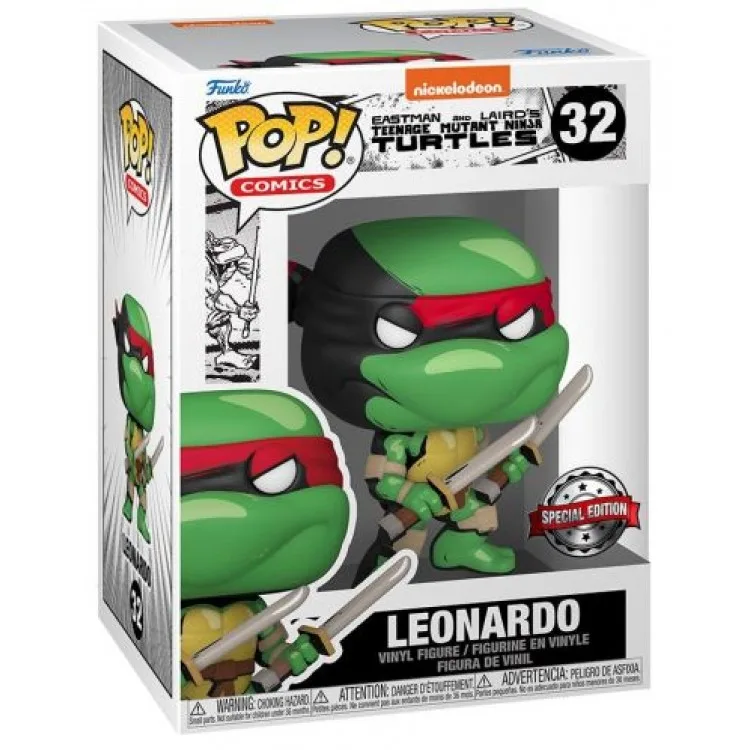 خرید عروسک POP! - شخصیت لئوناردو از کامیک بوک TMNT - نسخه ویژه
