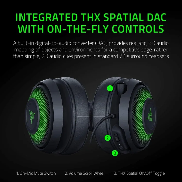 خرید هدست گیمینگ Razer Kraken Ultimate - سیاه