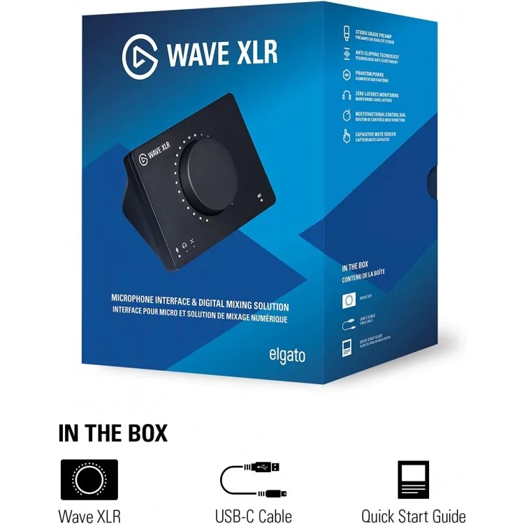 خرید اینترفیس و میکسر صدا Elgato Wave XLR