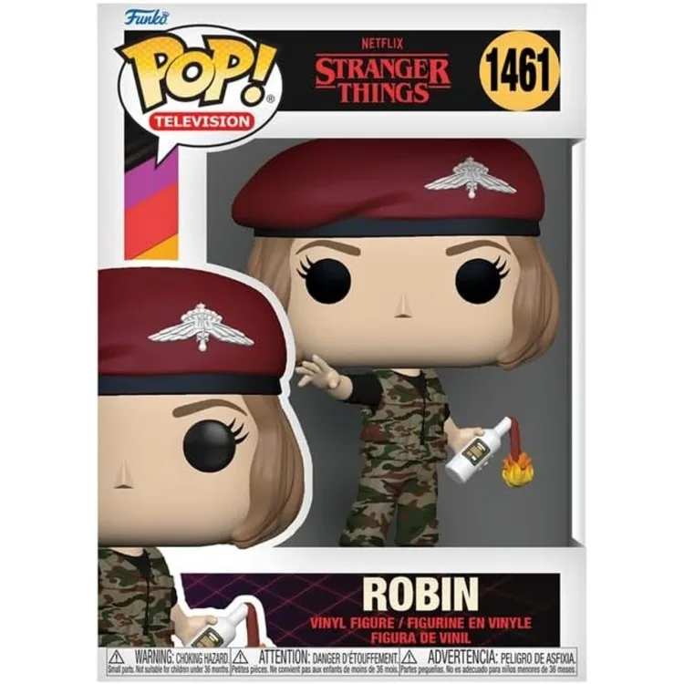 خرید عروسک POP! - شخصیت Robin با کوکتل از فصل چهارم سریال Stranger Things