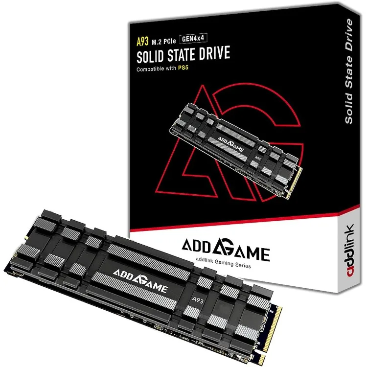 خرید اس اس دی Addlink ADDGAME A93 با هیت سینک - یک ترابایت