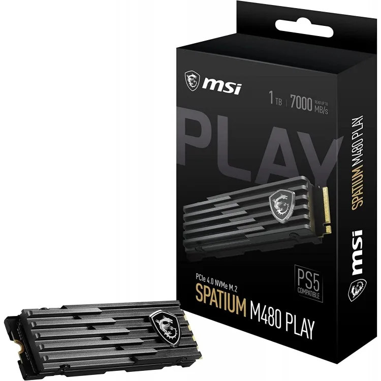 خرید حافظه اس اس دی MSI Spatium M480 Play - یک ترابایت