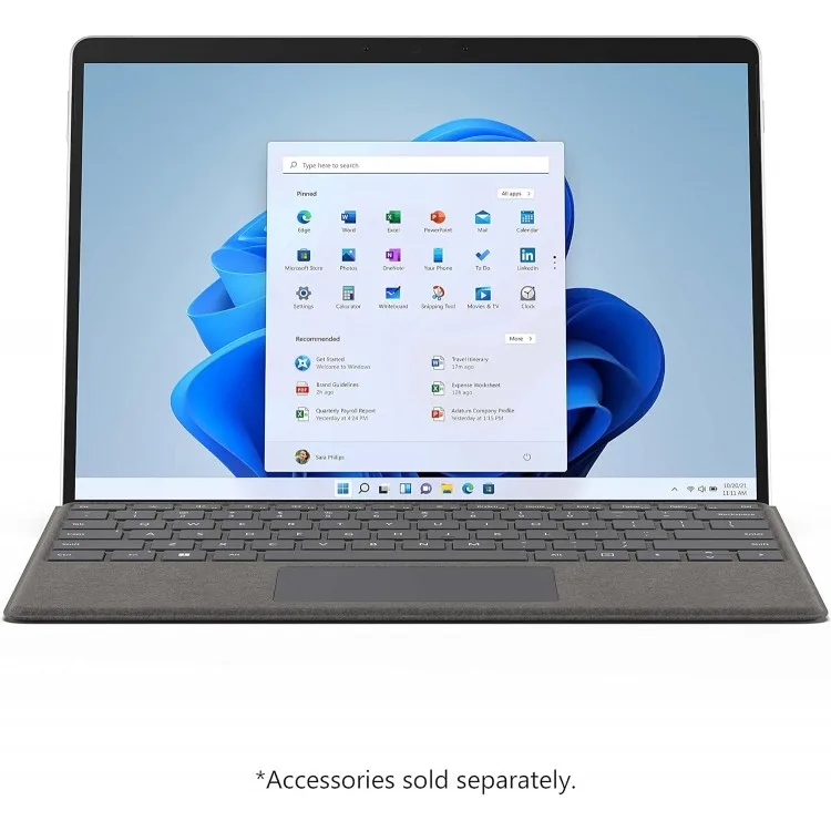 خرید سرفیس پرو 8 - حافظه 256 گیگابایت - رم 16GB - پردازنده Intel Core i7 - نقره ای