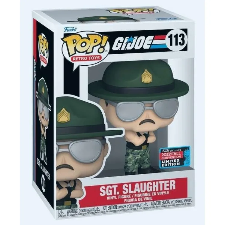 خرید عروسک POP! - شخصیت Sgt. Slaughter از مجموعه G.I. Joe نسخه محدود 2022 Fall Convention