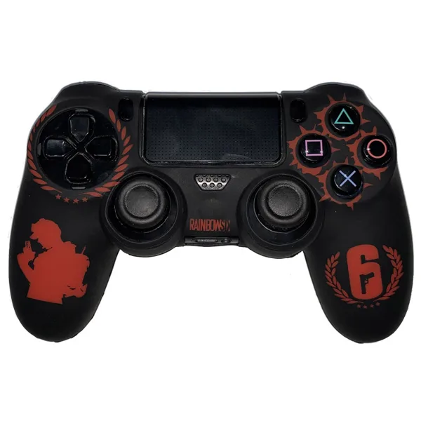 روکش کنترلر Dualshock 4 طرح بازی Rainbow Six - قرمز