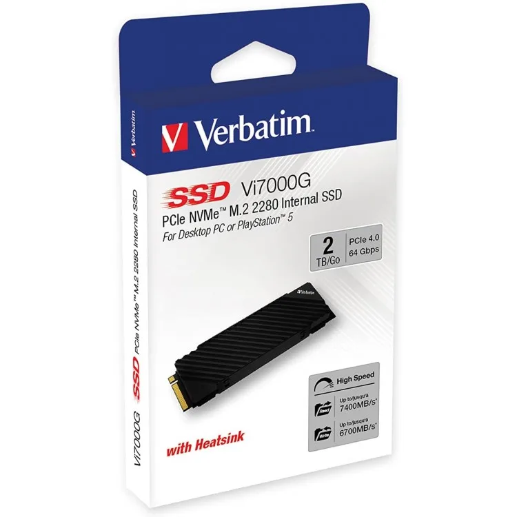 خرید اس اس دی Verbatim Vi7000G با هیت سینک - دو ترابایت