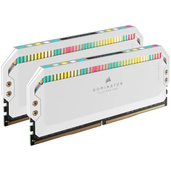 خرید رم Corsair Dominator Platinum RGB - ظرفیت 32 گیگابایت - DDR5 - فرکانس 3200 مگاهرتز C16 - سفید