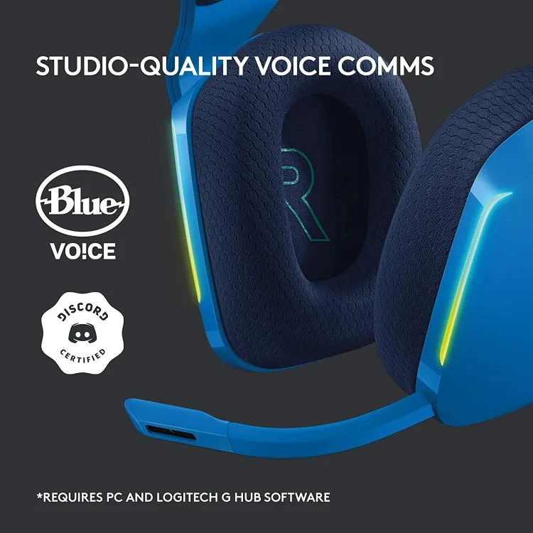خرید هدست Logitech G733 Lightspeed - بی سیم - آبی