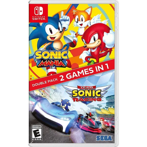 خرید بازی Sonic Mania + Sonic Team Racing Double Pack برای نینتندو سوییچ - کارکرده
