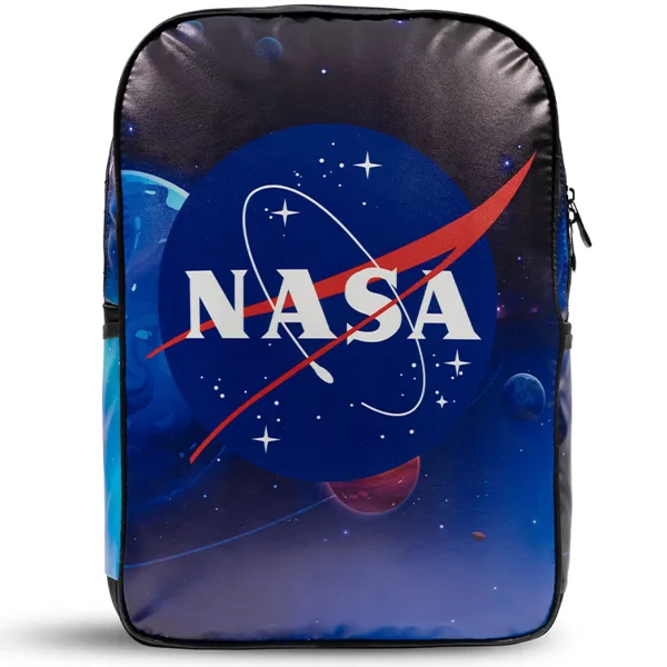 خرید کوله پشتی ونگارد - چرمی - طرح NASA