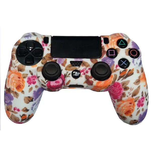 روکش کنترلر Dualshock 4- طرح گل ها