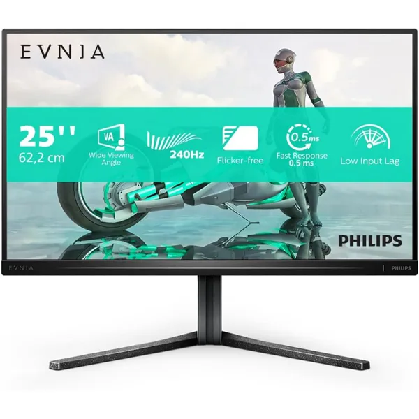 خرید مانیتور Philips Evnia 25M2N3200W - کیفیت Full-HD - سایز 25 اینچ