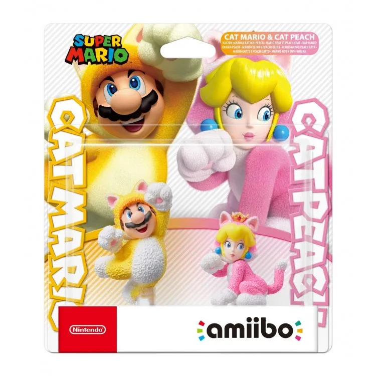 خرید آمیبو - پک دوگانه Cat Mario و Cat Peach