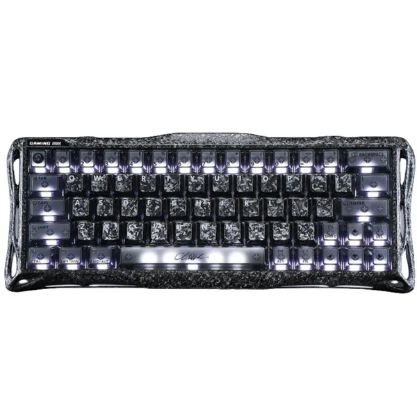 خرید کیبورد GravaStar Mercury V60 Pro - سوییچ مغناطیسی - نسخه ویژه طرح Cyber Frost