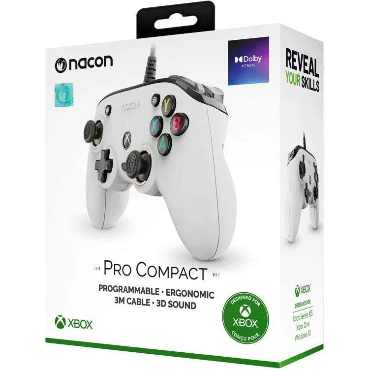 خرید گیم پد Nacon Pro Compact برای ایکس باکس - سفید