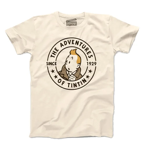 خرید تیشرت ونگارد - طرح The Adventures of Tintin - سفید - سایز M