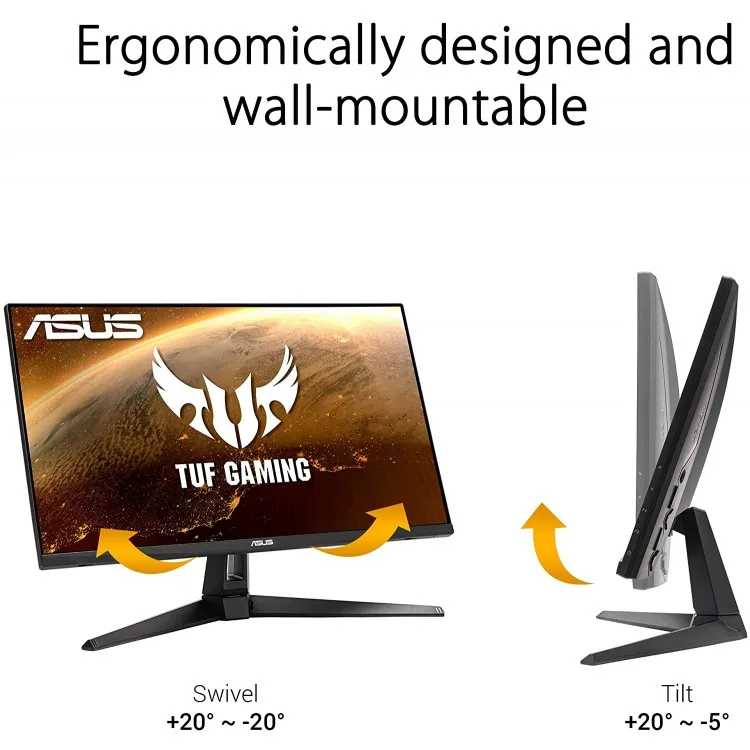 خرید مانیتور Asus TUF VG27AQ1A - کیفیت WQHD - سایز ۲۷ اینچ