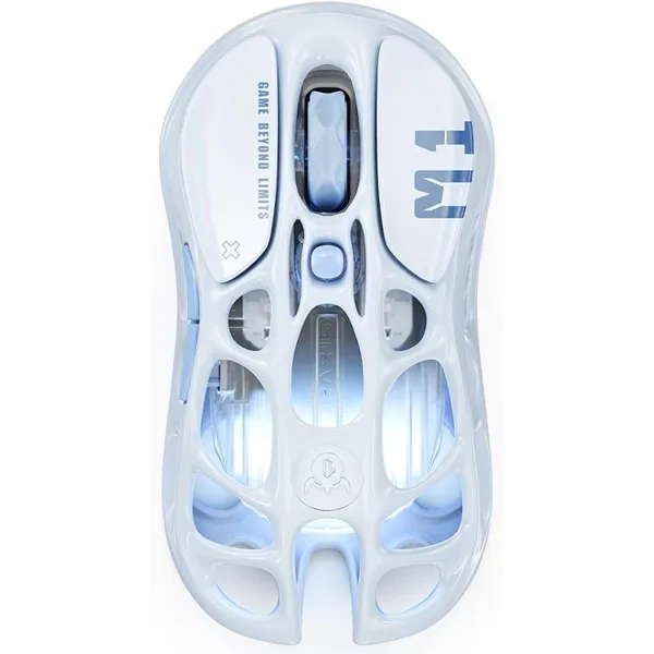 خرید موس GravaStar Mercury M1 Pro - بی سیم - نسخه ویژه Ice Blue