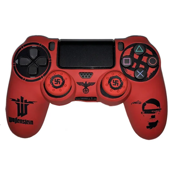 روکش کنترلر و آنالوگ Dualshock 4 - طرح بازی Wolfenstein