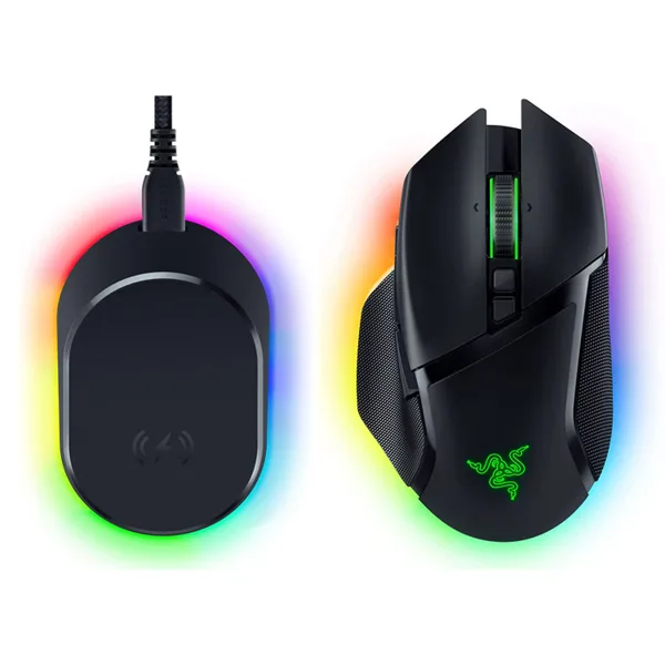 خرید موس Razer Basilisk V3 Pro + داک شارژ بی سیم - سیاه
