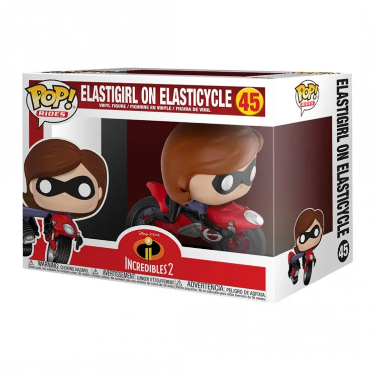خرید عروسک POP! - شخصیت Elastigirl روی Elasticycle از فیلم Incredibles 2