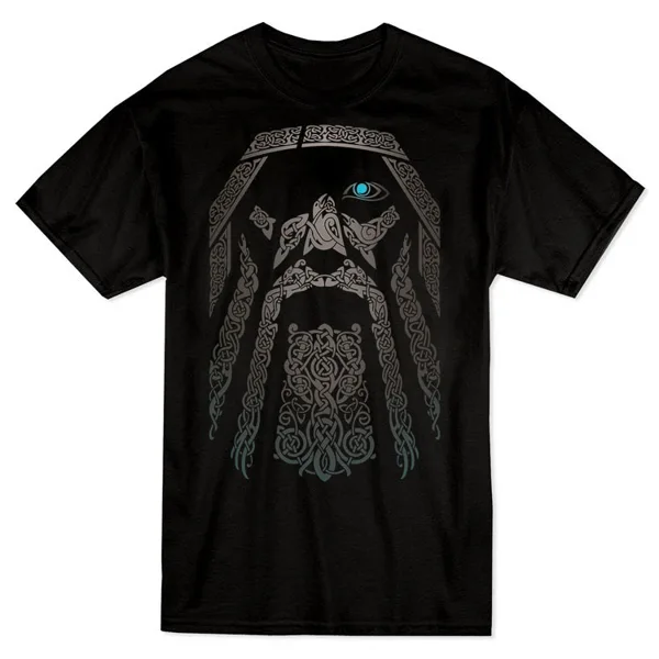 خرید تیشرت ونگارد - طرح Vikings - سیاه - سایز M