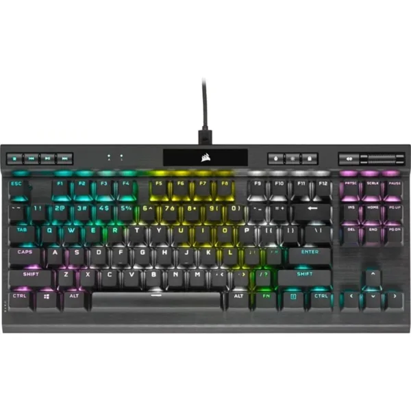 خرید کیبورد Corsair K70 RGB TKL - سوییچ مکانیکی Cherry MX RGB قرمز - سری Champion