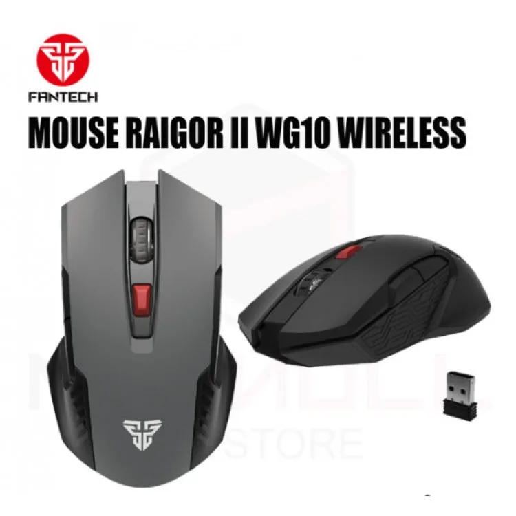 خرید موس Fantech Raigor II WG10 - بی سیم - خاکستری