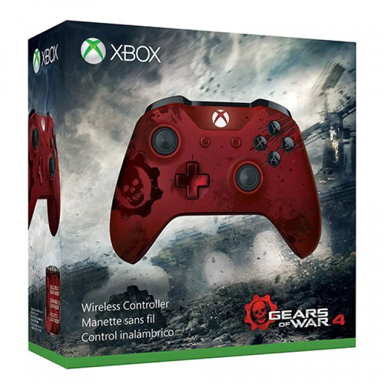 خرید کنترلر Xbox One - طرح قرمز بازی Gears of War 4