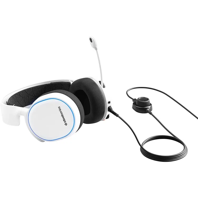 خرید هدست SteelSeries Arctis 5 نسخه 2019 برای PC - سفید