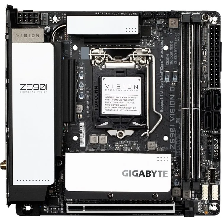 خرید مادربرد Aorus Z590I Vision D - فرم مینی ITX - چیپست اینتل