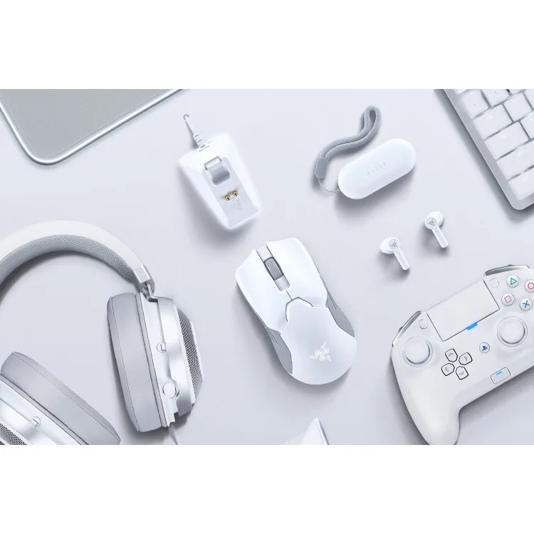 خرید موس گیمینگ Razer Viper Ultimate به همراه پایه شارژ - رنگ Mercury White