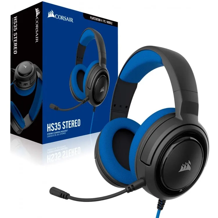 خرید هدست گیمینگ Corsair HS35 - آبی