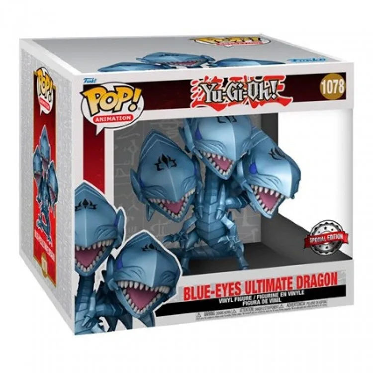 خرید عروسک POP! - شخصیت Blue-Eyes Ultimate Dragon - نسخه 25 سالگی بازی Yu-Gi-Oh! - طول 15 سانتی متر