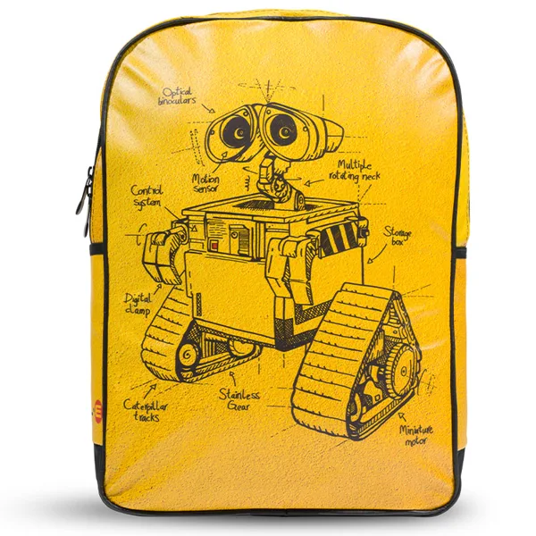 خرید کوله پشتی ونگارد - چرمی - طرح Wall-E