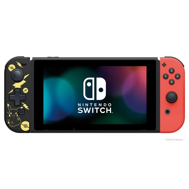 خرید کنترلر Hori برای سمت چپ نینتندو سوییچ - طرح Pikachu Black & Gold