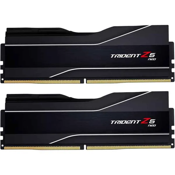 خرید رم G.Skill Trident Z5 Neo DDR5 - ظرفیت 64 گیگابایت - پک دوتایی - مدل AMD EXPO - سرعت 6000 مگاهرتز - CL36 - سیاه