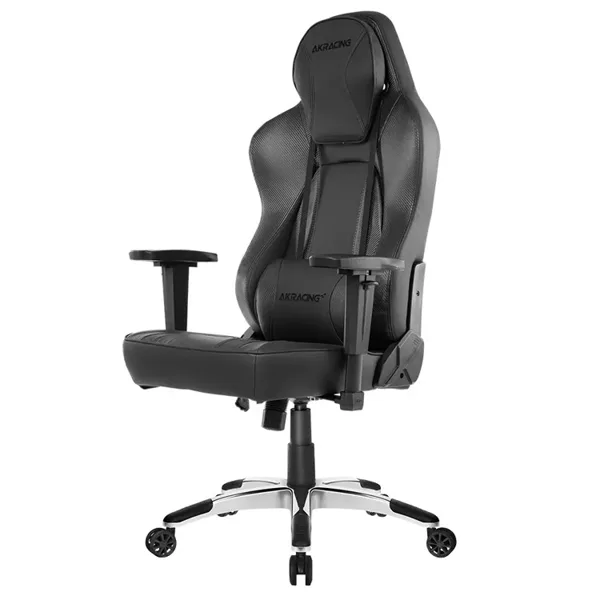 خرید صندلی AKRacing Office Series Obsidian - چرم PU - سیاه کربنی