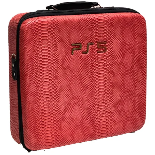 خرید کیف PlayStation 5 - قرمز پوست ماری