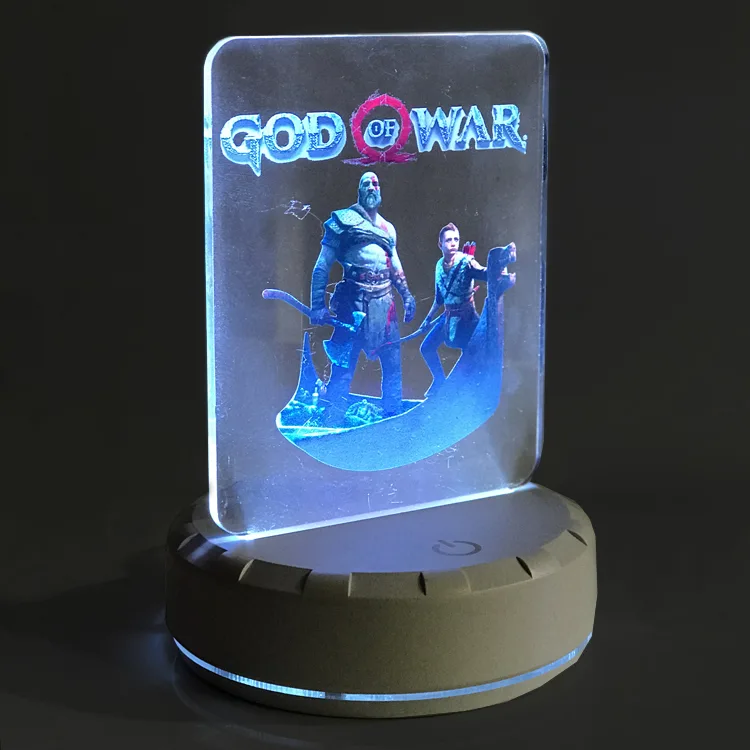 خرید لامپ رومیزی گیمینگ با طرح بازی God Of War