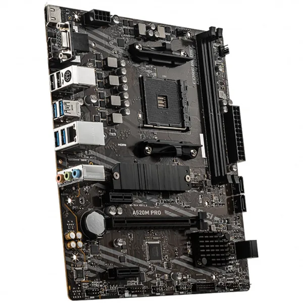 خرید مادربرد MSI A520M Pro - رم DDR4 - فرم M-ATX - چیپست AMD