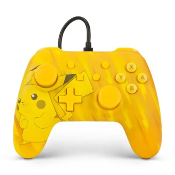 خرید کنترلر سیمی نینتندو سوییچ - طرح Static Pikachu