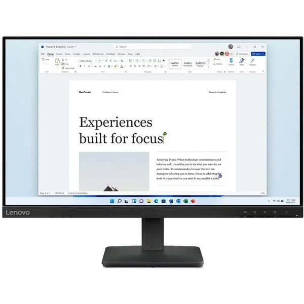 خرید مانیتور ۲۴ اینچ Lenovo L24-4e - کیفیت Full-HD