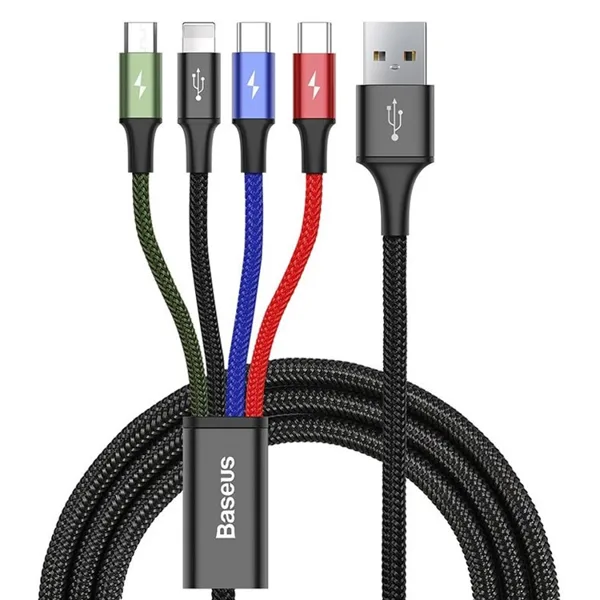 خرید کابل USB چهار کاره Baseus سری Rapid