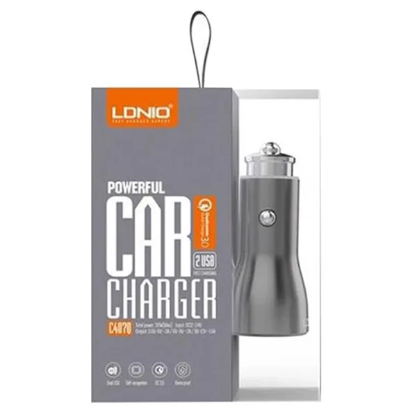 خرید شارژر فندکی LDNIO C4070