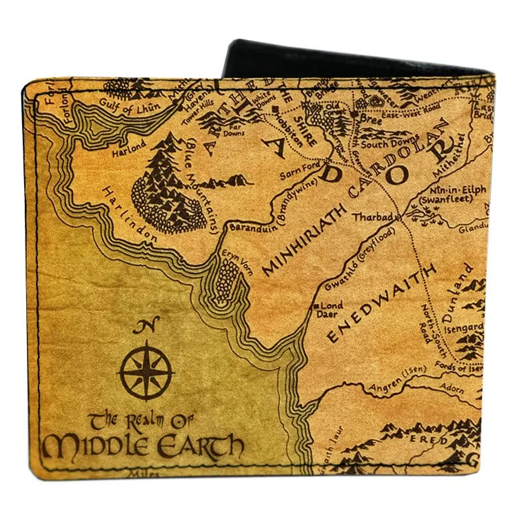 خرید کیف پول ونگارد - طرح نقشه Middle-Earth